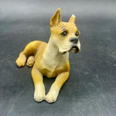 Vintage Boxer Figurine, 1996