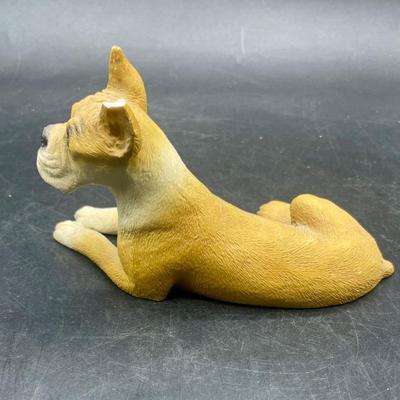 Vintage Boxer Figurine, 1996