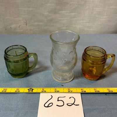 Vintage Barrel Shot Glasses