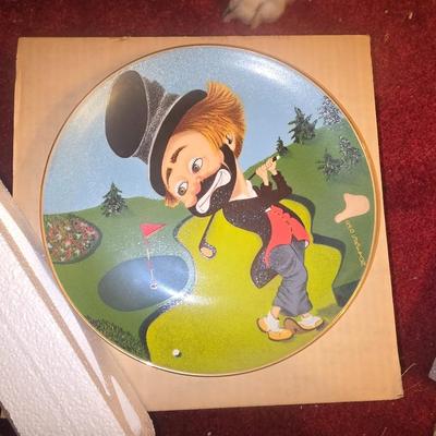 Freddie on the green