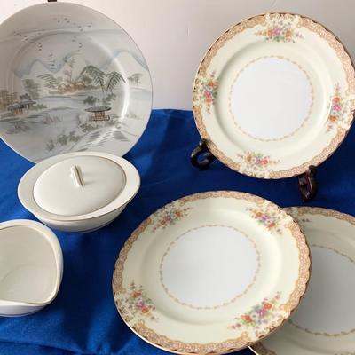 Japanese Estate China Lot Fukagawa Early Occupied Japan Noritake