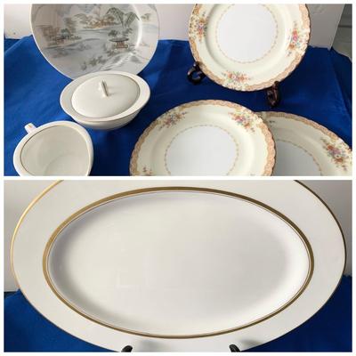 Japanese Estate China Lot Fukagawa Early Occupied Japan Noritake