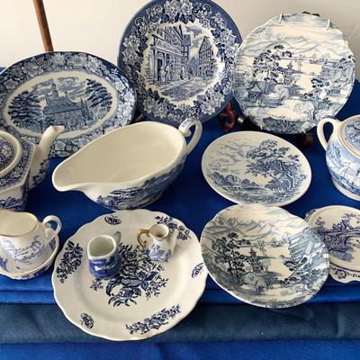 England Estate China Lot Johnson Bros Coalport Sadler