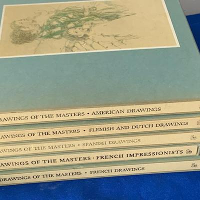 1964 Drawings of the Masters 5 Volumes In Sleeves