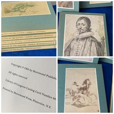 1964 Drawings of the Masters 5 Volumes In Sleeves
