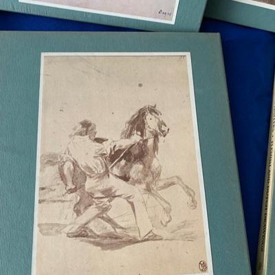 1964 Drawings of the Masters 5 Volumes In Sleeves