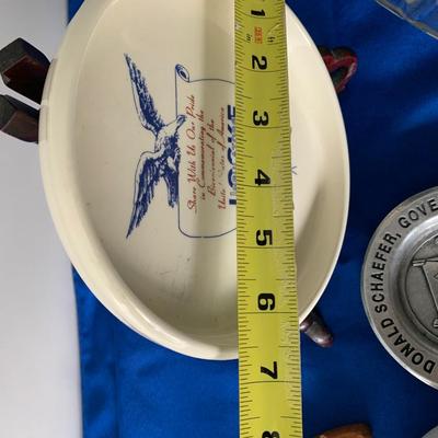 Vintage Ashtrays Lot Baltimore Annapolis Military United Nations