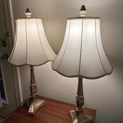 An Elegant Pair of Matching Lamps