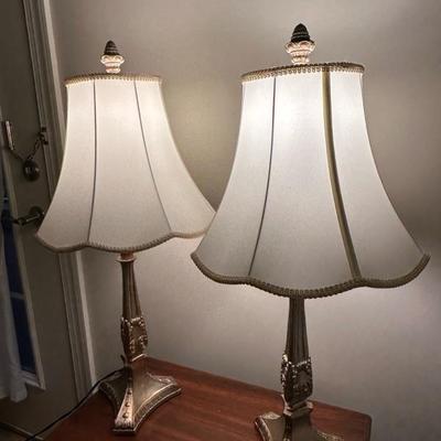 An Elegant Pair of Matching Lamps