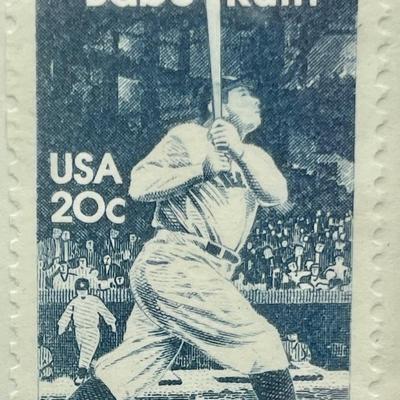 Babe Ruth First Day Cover Postcard