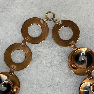 Renoir signed copper MCM necklace - repair?