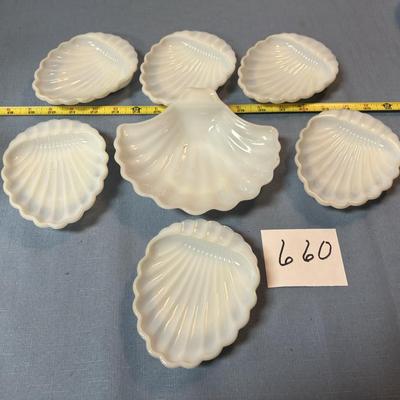 Vintage Milk Glass Dishes