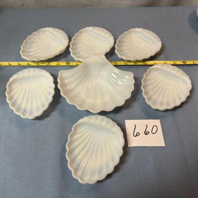 Vintage Milk Glass Dishes