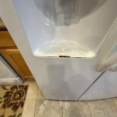White Samsung SxS Refrigerator