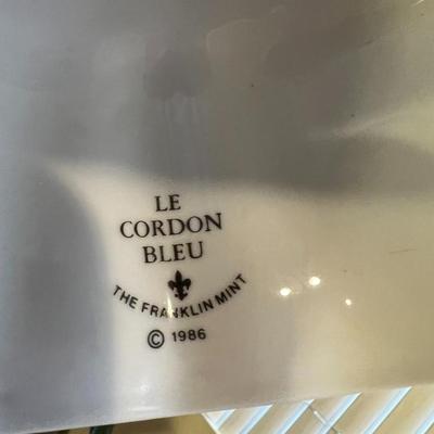 3 Franklin Mint Le Cordon Bleu Jello Molds