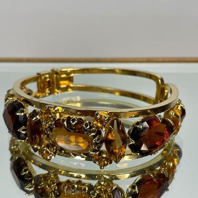 Juliana style hinged cuff Bracelet