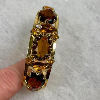 Juliana style hinged cuff Bracelet