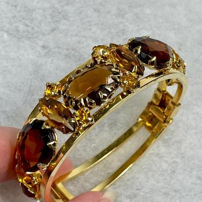Juliana style hinged cuff Bracelet