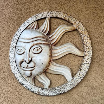 Sun and Butterfly yard decor