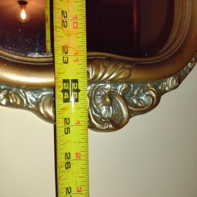 Wall Mirror with Composite Frame- Approx 25" x 17 1/2"