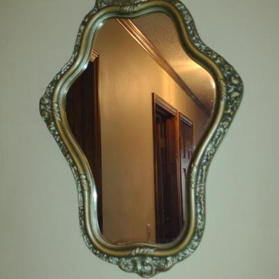 Wall Mirror with Composite Frame- Approx 25" x 17 1/2"