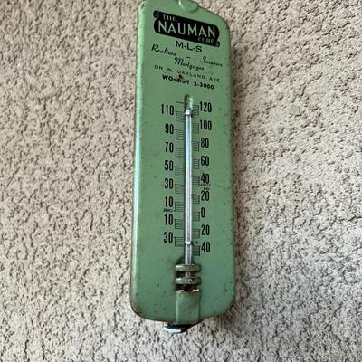Vintage Nauman Corp Thermometer