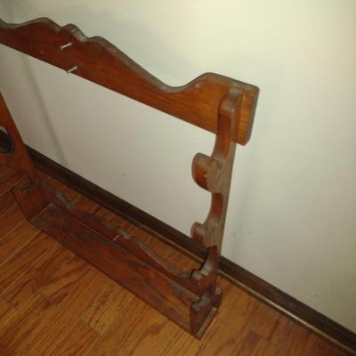 Wooden Sportsman's Rack