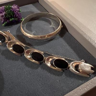 Tray of jewelry
