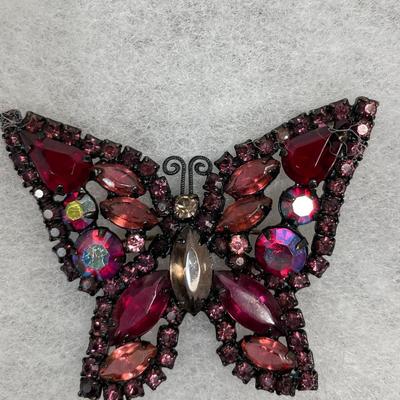Signed Weiss Butterfly brooch