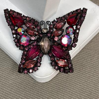 Signed Weiss Butterfly brooch