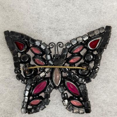 Signed Weiss Butterfly brooch