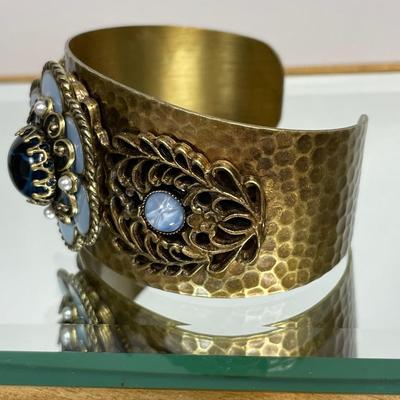 Signed Ollipop USA cuff bracelet New