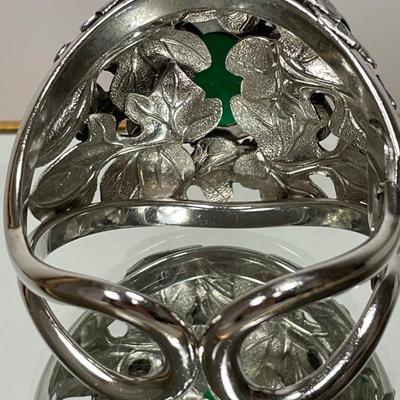 Huge Whiting and Davis Clamper Bracelet