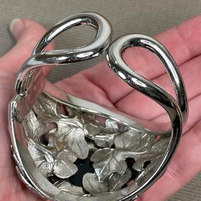 Huge Whiting and Davis Clamper Bracelet