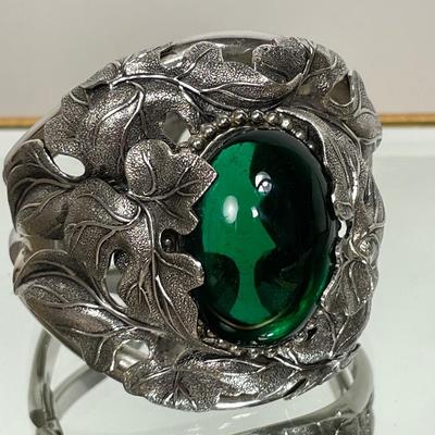Huge Whiting and Davis Clamper Bracelet