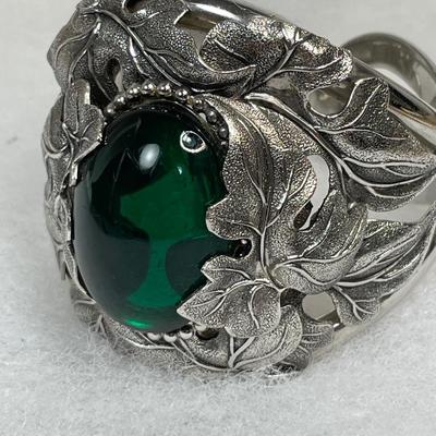 Huge Whiting and Davis Clamper Bracelet
