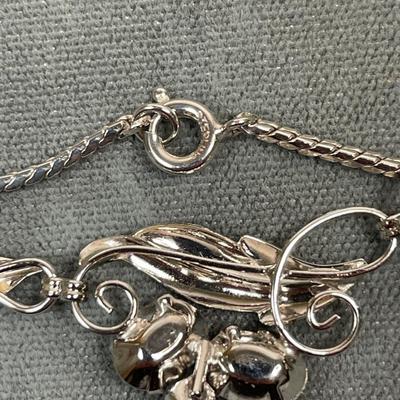 Vintage signed Van Dell Sterling silver necklace