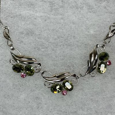 Vintage signed Van Dell Sterling silver necklace