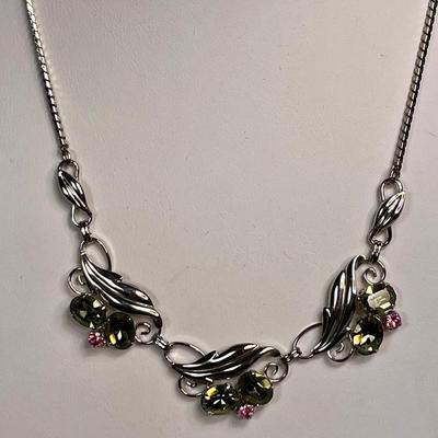 Vintage signed Van Dell Sterling silver necklace