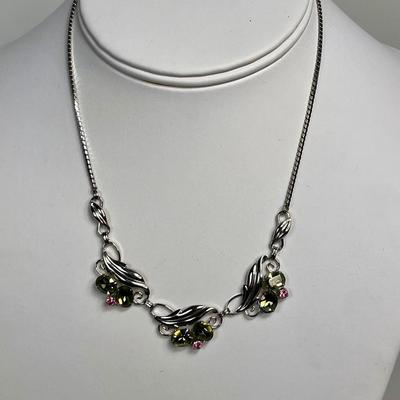 Vintage signed Van Dell Sterling silver necklace