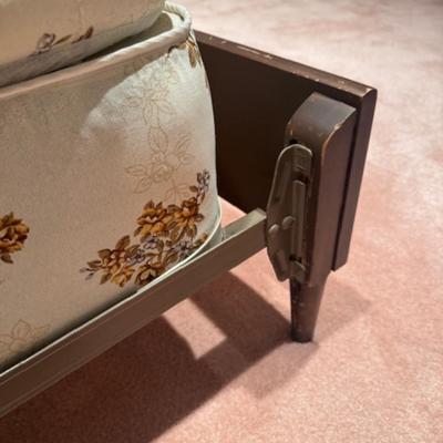 Mid-Century bed frame and mattress