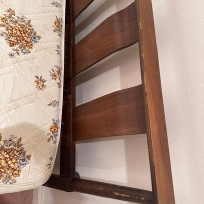 Mid-Century bed frame and mattress