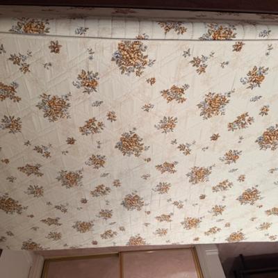 Mid-Century bed frame and mattress