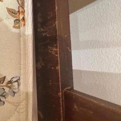Mid-Century bed frame and mattress