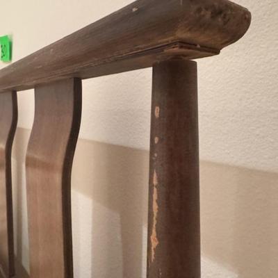 Mid-Century bed frame and mattress