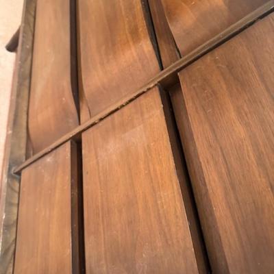 Mid-century 9 drawer dresser with mirror