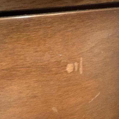 Mid-century 9 drawer dresser with mirror