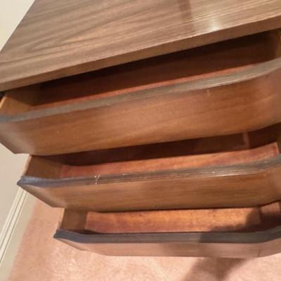Mid-century 9 drawer dresser with mirror
