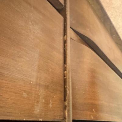 Mid-century 9 drawer dresser with mirror