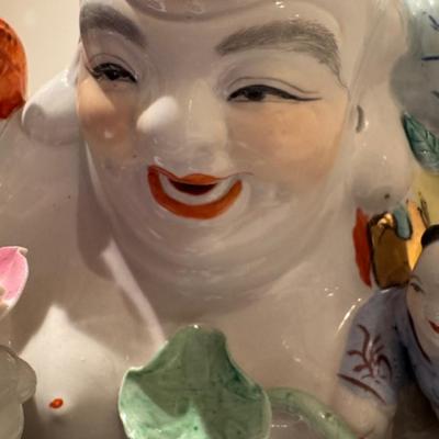Laughing Buddha with Children